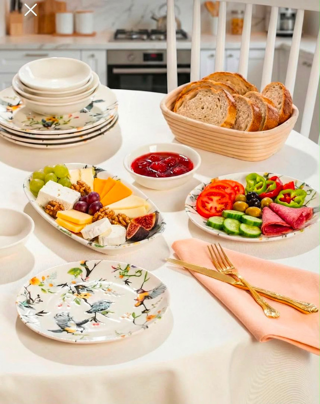 سرویس صبحانهخوری چینی 6 نفره 14 پارچه Pure