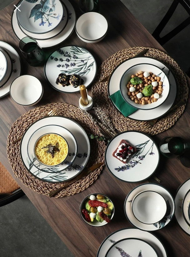 سرویس غذاخوری ۲۴ پارچه ۶ نفرهkeramika