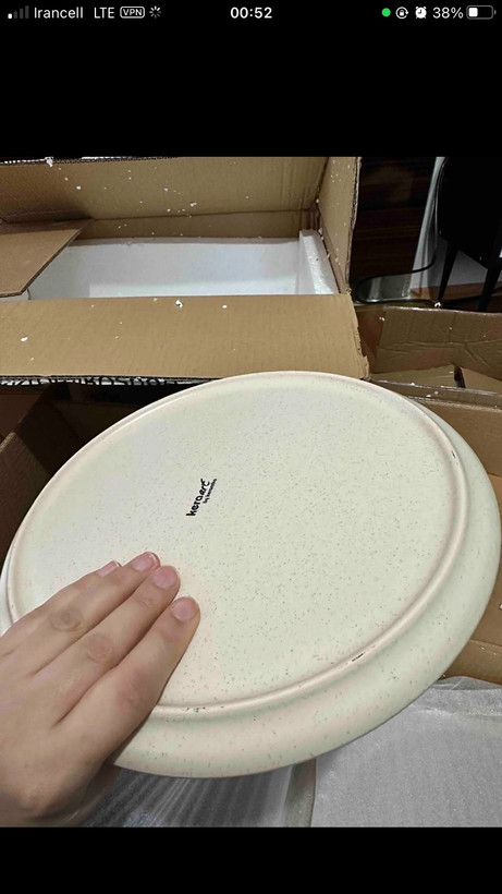 سرویس غذاخوری و صبحانه خوری 6 نفره برند کرامیکا