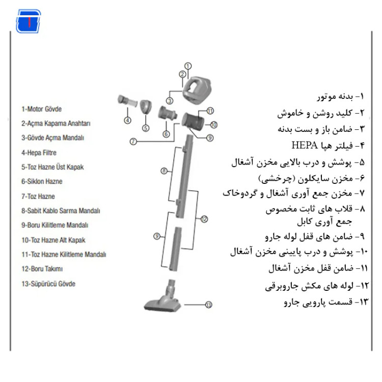 جارو عصایی فانتوم